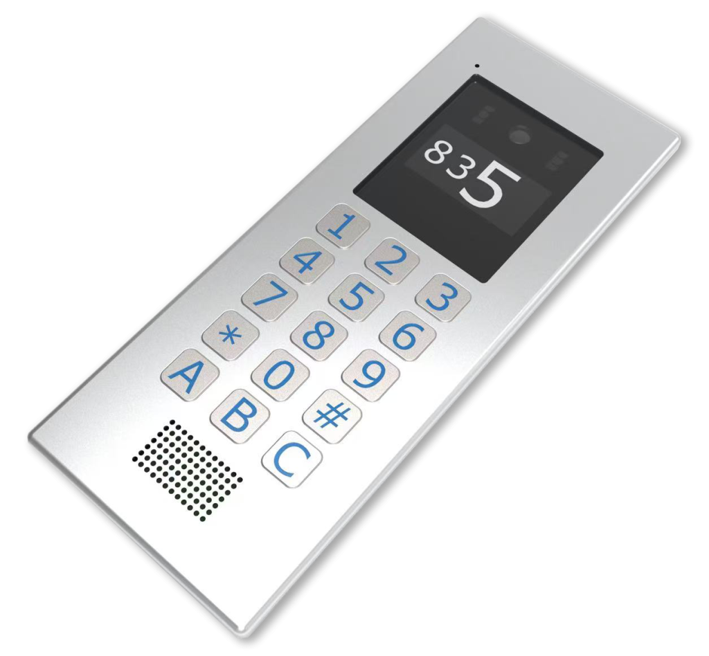 ACKL2401 | Apartment Entrance Station 2.4″ LCD with Mechanical Keypad